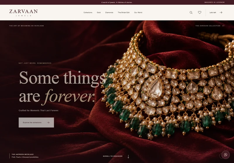 Zarvaan Jewels’ burgundy and gold showroom opening
